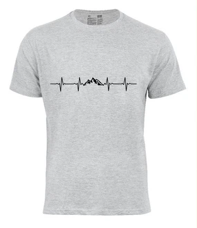 Cotton Prime T-Shirt Pulsschlag Berge Grau/Dunkelgrau/Silber/Hellgrau Cotton Prime T-Shirt Pulsschlag Berge Grau/Dunkelgrau/Silber/Hellgrau