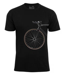 Cotton Prime T-Shirt Vorderrad Schwarz