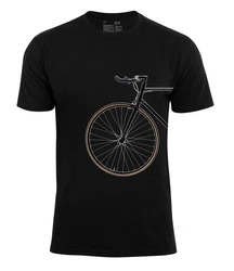 Cotton Prime T-Shirt Vorderrad Schwarz