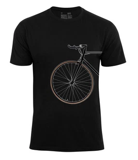 Cotton Prime T-Shirt Vorderrad Schwarz