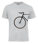 Cotton Prime T-Shirt Vorderrad Grau