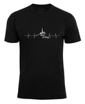 Cotton Prime T-Shirt Schwarz/Lila/Dunkelblau