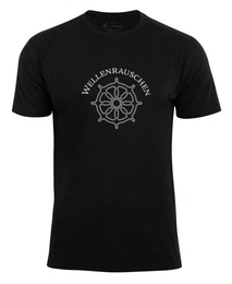 T-Shirt - Wellenrauschen Steuerrad-Print