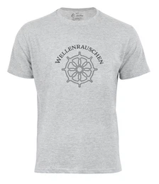T-Shirt - Wellenrauschen Steuerrad-Print