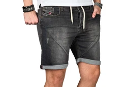Alessandro Salvarini Shorts ASAbramo Dunkelgrau/Grau/Hellblau/Schwarz