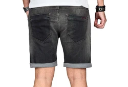 Alessandro Salvarini Shorts ASAbramo Dunkelgrau/Grau/Hellblau/Schwarz