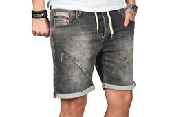 Alessandro Salvarini Shorts ASAbramo Dunkelgrau/Grau/Hellgrau