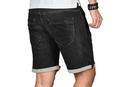 Alessandro Salvarini Shorts ASAbramo Dunkelgrau/Creme/Grau/Schwarz