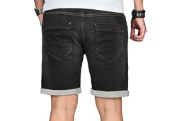 Alessandro Salvarini Shorts ASAbramo Dunkelgrau/Creme/Grau/Schwarz