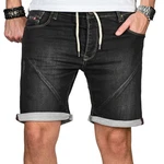 Alessandro Salvarini Shorts ASAbramo Dunkelgrau/Creme/Grau/Schwarz