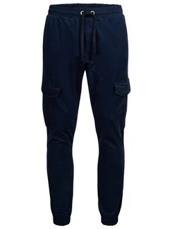 Alessandro Salvarini Cargohose ASComfi Dunkelblau/Blau