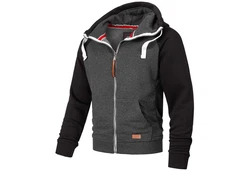 Alessandro Salvarini Sweatjacke ASRiomi Dunkelgrau/Grau