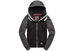 Alessandro Salvarini Sweatjacke ASRiomi Dunkelgrau/Schwarz