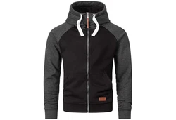 Alessandro Salvarini Sweatjacke ASRiomi Dunkelgrau/Schwarz