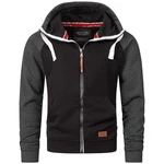 Alessandro Salvarini Sweatjacke ASRiomi Dunkelgrau/Schwarz