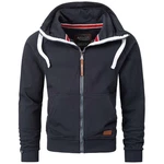 Alessandro Salvarini Herren Sweatjacke Kapuzenpullover Jacke Kapuze Hoodie Sweater AS192 Dunkelblau/Hellblau Alessandro Salvarini Herren Sweatjacke Kapuzenpullover Jacke Kapuze Hoodie Sweater AS192 Dunkelblau/Hellblau