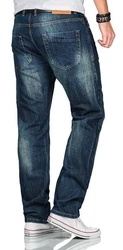Alessandro Salvarini Straight-Jeans ASBeppo Blau