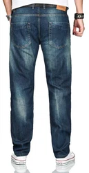 Alessandro Salvarini Straight-Jeans ASBeppo Blau