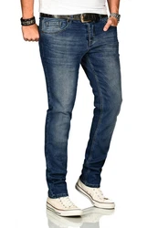 Alessandro Salvarini Straight Jeans ASAngelo Blau/Dunkelblau/Hellblau