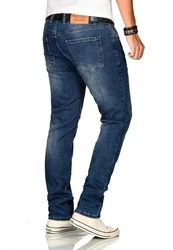Alessandro Salvarini Straight Jeans ASAngelo Blau/Dunkelblau/Hellblau
