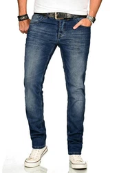 Alessandro Salvarini Straight Jeans ASAngelo Blau/Dunkelblau/Hellblau