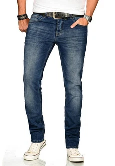 Alessandro Salvarini Straight Jeans ASAngelo Blau/Dunkelblau/Hellblau Alessandro Salvarini Straight Jeans ASAngelo Blau/Dunkelblau/Hellblau