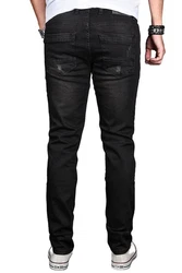 Alessandro Salvarini Jeans ASLuca Schwarz/Dunkelgrau/Grau