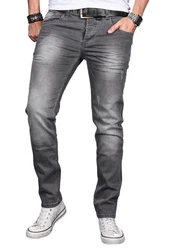 Alessandro Salvarini Jeans ASLuca Dunkelgrau/Grau/Hellgrau