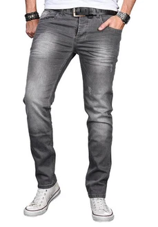 Alessandro Salvarini Jeans ASLuca Dunkelgrau/Grau/Hellgrau