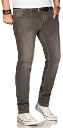 Alessandro Salvarini Straight-Jeans ASElia (Elia) Khaki/Grau/Braun/Beige