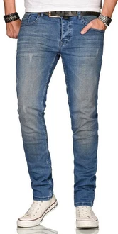 Alessandro Salvarini Straight-Jeans ASElia (Elia) Hellblau/Blau Alessandro Salvarini Straight-Jeans ASElia (Elia) Hellblau/Blau
