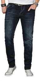 Straight-Jeans ASGenova Stretch mit Elasthan