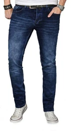Straight-Jeans ASGenova Stretch mit Elasthan
