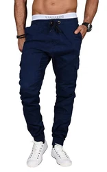 Alessandro Salvarini Cargohose ASCuffy Dunkelblau/Blau