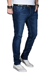 Alessandro Salvarini Straight Jeans ASMinero Slim Fit Jeans 