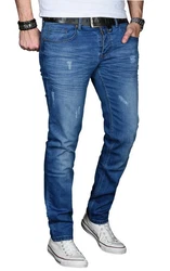 Alessandro Salvarini Straight Jeans ASMinero Slim Fit Jeans 