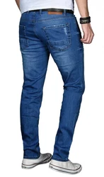 Alessandro Salvarini Straight Jeans ASMinero Slim Fit Jeans 