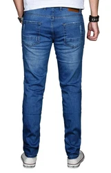 Alessandro Salvarini Straight Jeans ASMinero Slim Fit Jeans 