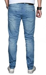 Alessandro Salvarini Straight Jeans ASMinero Slim Fit Jeans 