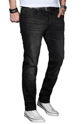 Alessandro Salvarini Straight Jeans ASMinero Slim Fit Jeans 
