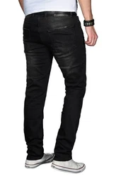Alessandro Salvarini Straight Jeans ASMinero Slim Fit Jeans 