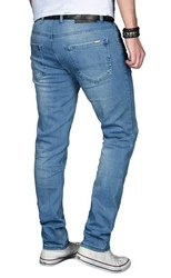 Alessandro Salvarini Straight Jeans ASMinero Slim Fit Jeans 