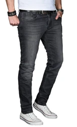 Alessandro Salvarini Straight Jeans ASMinero Slim Fit Jeans 