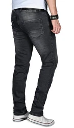 Alessandro Salvarini Straight Jeans ASMinero Slim Fit Jeans 