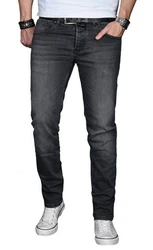 Alessandro Salvarini Straight Jeans ASMinero Slim Fit Jeans 