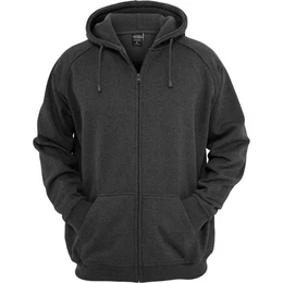 Sweatjacke Groe Gren Herren Urban Classics Kapuzenjacke anthrazit melange