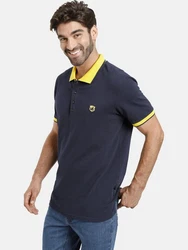 Jan Vanderstorm Poloshirt LAVRANS Dunkelblau/Blau