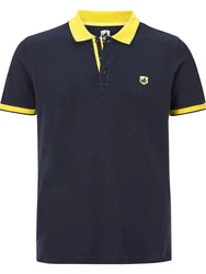 Jan Vanderstorm Poloshirt LAVRANS Dunkelblau/Blau