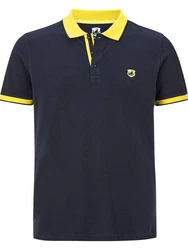 Jan Vanderstorm Poloshirt LAVRANS Dunkelblau/Blau