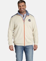 Sweatjacke DUKE ALED weiches Baumwoll-Gemisch